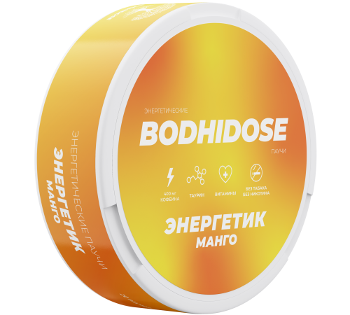 Кофейные паучи BODHIDOSE (Энергетик манго)